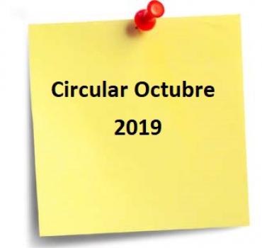 CIRCULAR OCTUBRE 2019